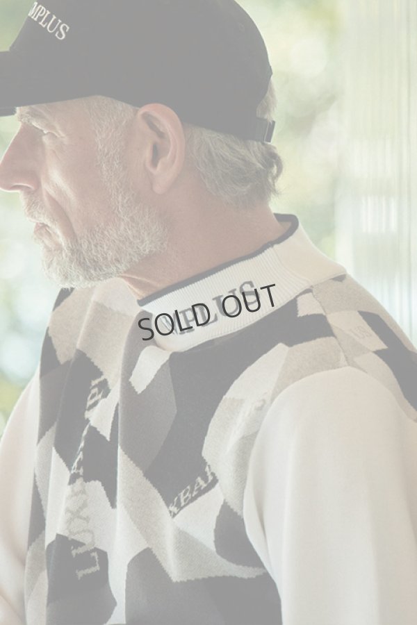 画像5: {SOLD}LUXEAKMPLUS リュクスエイケイエムプラス ゴルフ カモ柄モックネックニット{-BDA} (5)