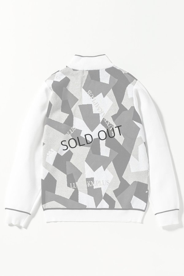 画像7: {SOLD}LUXEAKMPLUS リュクスエイケイエムプラス ゴルフ カモ柄モックネックニット{-BDA} (7)