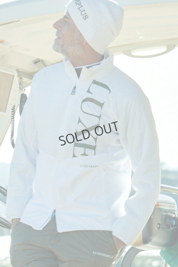 画像2: {SOLD}LUXEAKMPLUS リュクスエイケイエムプラス ゴルフ フロントロゴ軽量ナイロンジャケット{-BDA} (2)