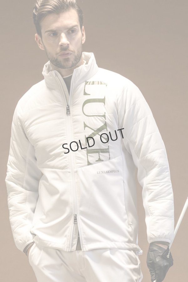 画像1: {SOLD}LUXEAKMPLUS リュクスエイケイエムプラス ゴルフ フロントロゴ軽量ナイロンジャケット{-BDA} (1)