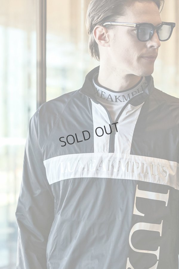 画像4: {SOLD}LUXEAKMPLUS リュクスエイケイエムプラス ゴルフ 軽量ハーフジップトラックジャケット{-BDA} (4)