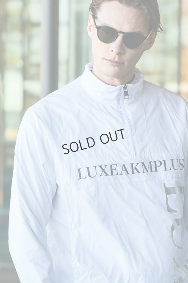 画像4: {SOLD}LUXEAKMPLUS リュクスエイケイエムプラス ゴルフ 軽量ハーフジップトラックジャケット{-BDA} (4)