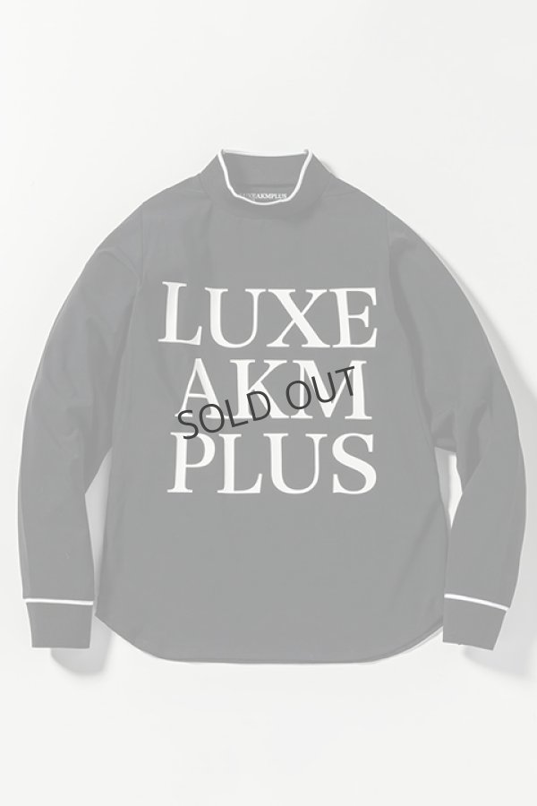 画像7: {SOLD}LUXEAKMPLUS リュクスエイケイエムプラス ゴルフ ビックロゴモックネックロングTシャツ{-BDA} (7)