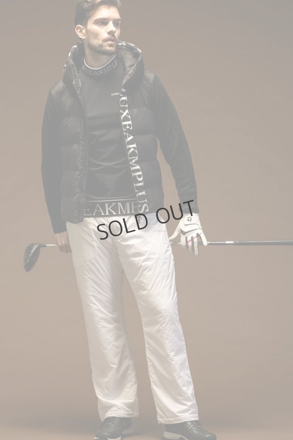 画像5: {SOLD}LUXEAKMPLUS リュクスエイケイエムプラス ゴルフ 軽量ヘムロゴモックネックロングTシャツ{-BDA} (5)