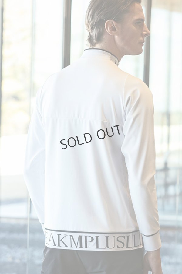 画像3: {SOLD}LUXEAKMPLUS リュクスエイケイエムプラス ゴルフ 軽量ヘムロゴモックネックロングTシャツ{-BDA} (3)