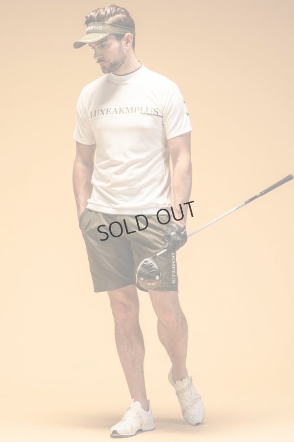 画像6: {SOLD}LUXEAKMPLUS リュクスエイケイエムプラス ゴルフ バックロゴ半袖モックネックTシャツ(吸水 / UVカット / 冷感){-BES} (6)