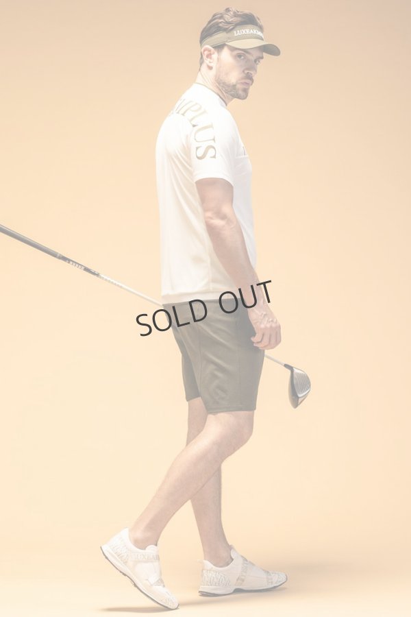 画像7: {SOLD}LUXEAKMPLUS リュクスエイケイエムプラス ゴルフ バックロゴ半袖モックネックTシャツ(吸水 / UVカット / 冷感){-BES} (7)