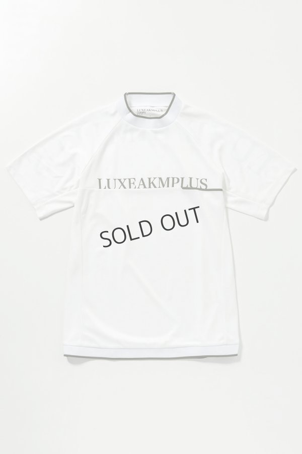 画像9: {SOLD}LUXEAKMPLUS リュクスエイケイエムプラス ゴルフ バックロゴ半袖モックネックTシャツ(吸水 / UVカット / 冷感){-BES} (9)