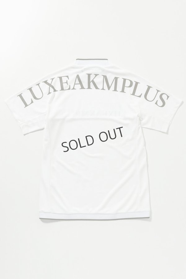 画像10: {SOLD}LUXEAKMPLUS リュクスエイケイエムプラス ゴルフ バックロゴ半袖モックネックTシャツ(吸水 / UVカット / 冷感){-BES} (10)