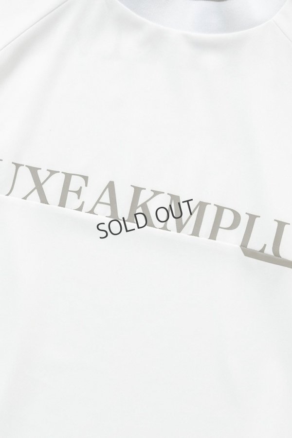 画像11: {SOLD}LUXEAKMPLUS リュクスエイケイエムプラス ゴルフ バックロゴ半袖モックネックTシャツ(吸水 / UVカット / 冷感){-BES} (11)
