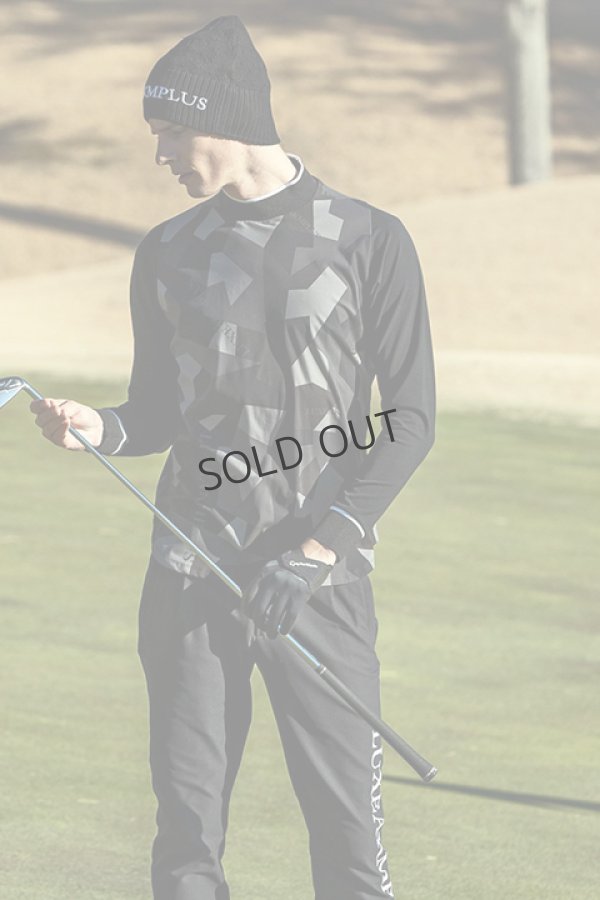 画像2: LUXEAKMPLUS リュクスエイケイエムプラス ゴルフ ベーシックロゴニット帽{-BDA} (2)