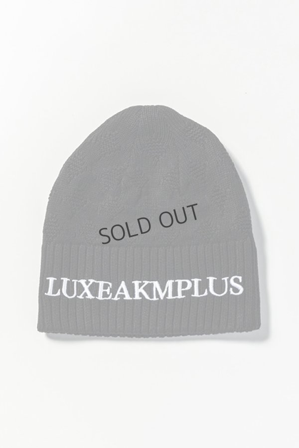 画像5: LUXEAKMPLUS リュクスエイケイエムプラス ゴルフ ベーシックロゴニット帽{-BDA} (5)