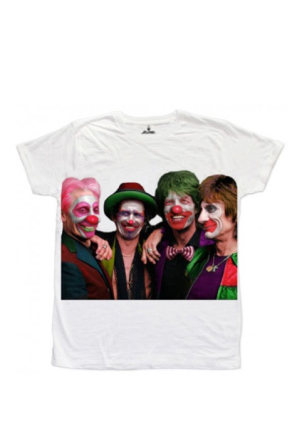 画像1: Let's Bubble レッツバブル Clown T-Shirt{LBUCLOWN-WHT-AHS} (1)