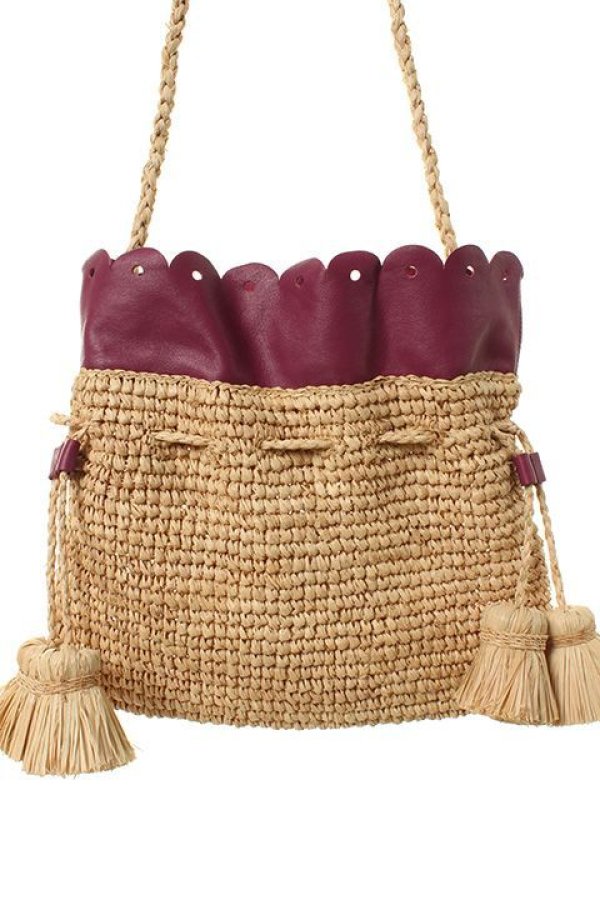 画像5: 【 50%OFF セール35,200円→17,600円】 LUDLOW ラドロー レザースカラップ巾着{-AGS} (5)