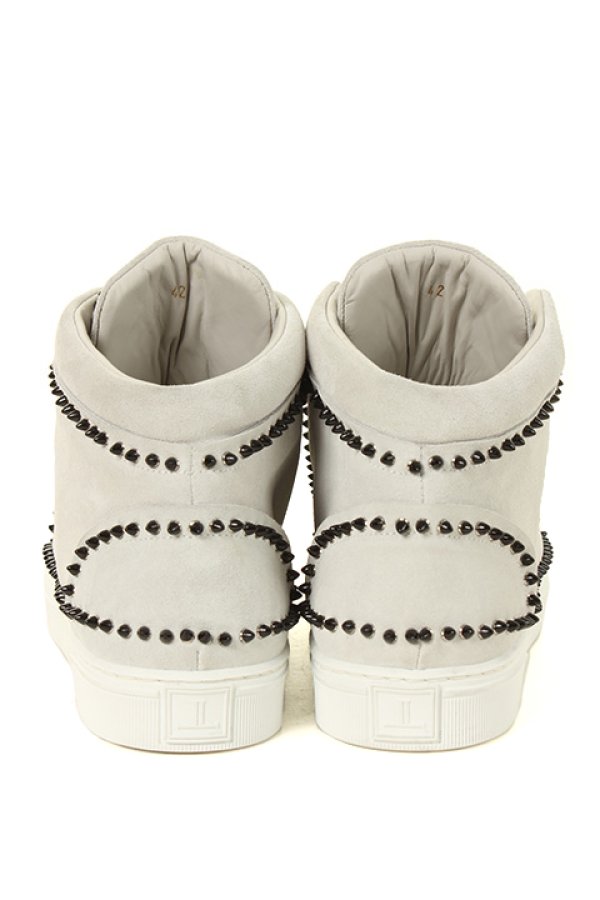 画像3: 【 50%OFF セール118,800円→59,400円】 LOUIS LEEMAN ルイリーマン HIGH TOP SNEAKER WITH STUDS{LL0291-SIM-VLR-BIANA-AGS} (3)