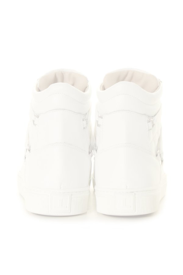 画像3:   LOUIS LEEMAN ルイリーマン HIGH TOP QUILTED SNEAKER WITH MULTI{LL258T-SIM-VIT-BIAAR-BNC-AGA} (3)