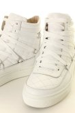 画像4: {SOLD}LOUIS LEEMAN ルイリーマン HIGH TOP QUILTED SNEAKER WITH MULTI{LL258T-SIM-VIT-BIAAR-BNC-AGA} (4)