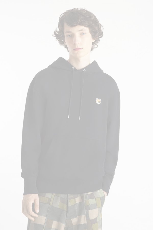 画像4: MAISON KITSUNE メゾンキツネ フォックスヘッド パッチ レギュラー フーディ{-BES} (4)