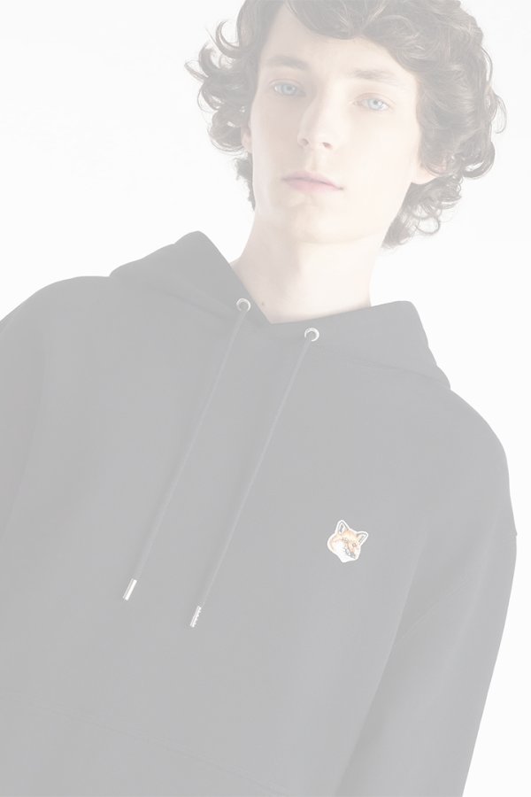 画像5: MAISON KITSUNE メゾンキツネ フォックスヘッド パッチ レギュラー フーディ{-BES} (5)
