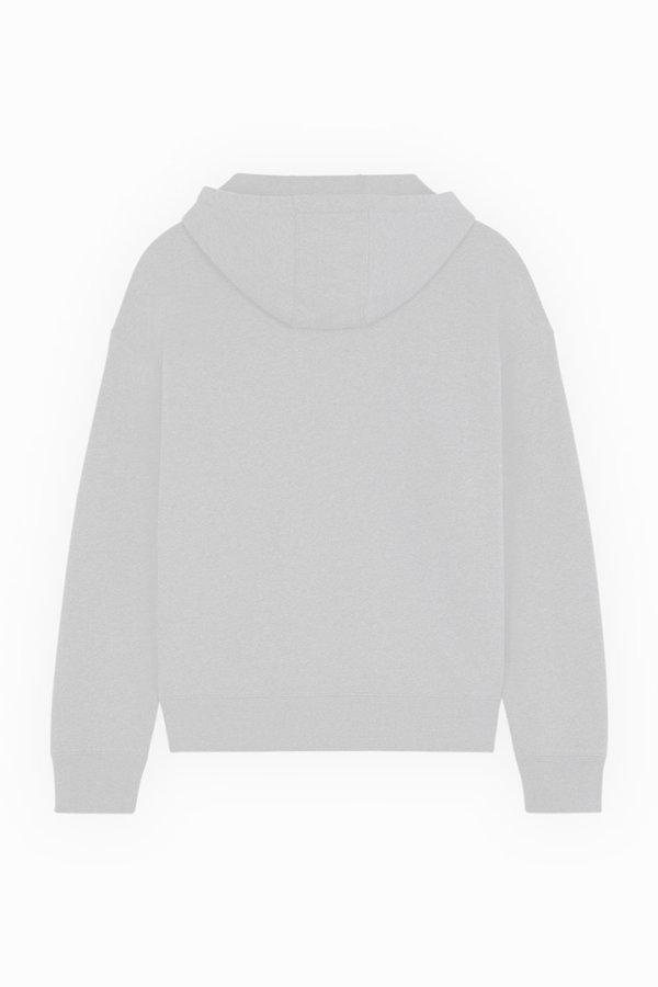 画像2:   MAISON KITSUNE メゾンキツネ ボールド フォックスヘッド パッチ オーバーサイズ フーディ {-BDA}  :LM00705KM0001H170-L  (2)