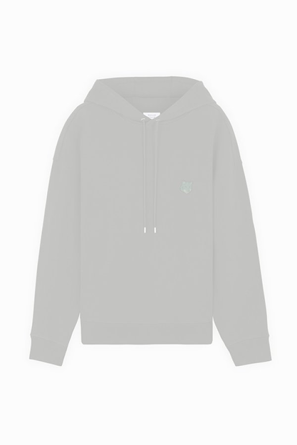 画像1:   MAISON KITSUNE メゾンキツネ ボールド フォックスヘッド パッチ オーバーサイズ フーディ {-BDA}  :LM00705KM0001P391  (1)