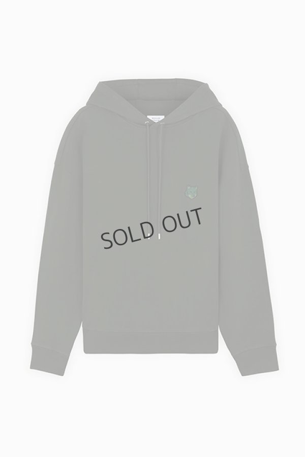 画像1: {SOLD}MAISON KITSUNE メゾンキツネ ボールド フォックスヘッド パッチ オーバーサイズ フーディ{-BDA} (1)