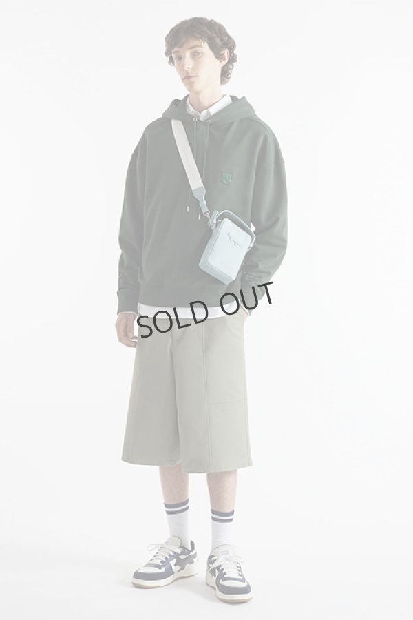画像3: {SOLD}MAISON KITSUNE メゾンキツネ ボールド フォックスヘッド パッチ オーバーサイズ フーディ{-BDA} (3)