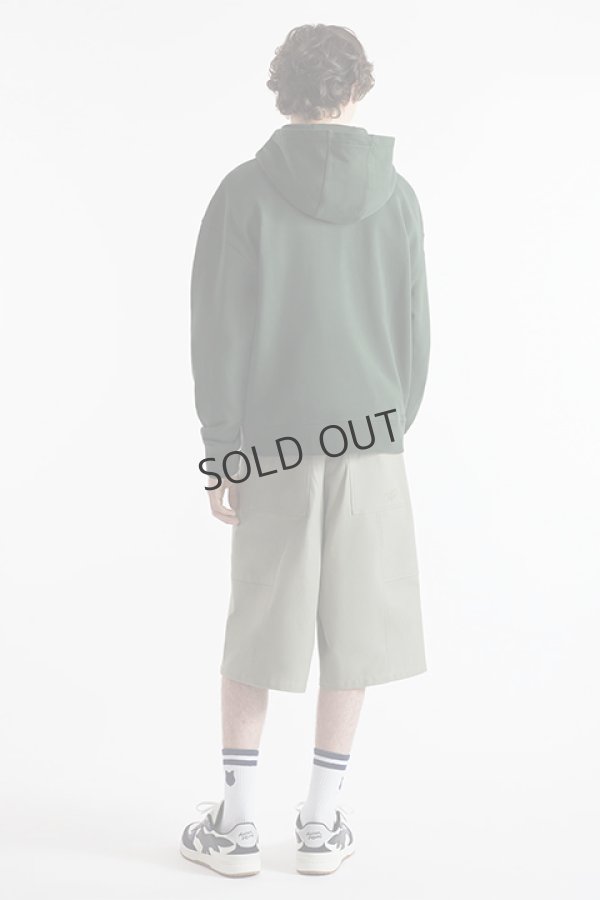 画像6: {SOLD}MAISON KITSUNE メゾンキツネ ボールド フォックスヘッド パッチ オーバーサイズ フーディ{-BDA} (6)