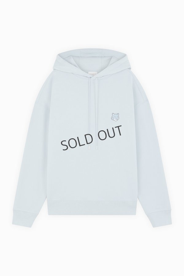 画像1: {SOLD}MAISON KITSUNE メゾンキツネ ボールド フォックスヘッド パッチ オーバーサイズ フーディ{-BDA} (1)