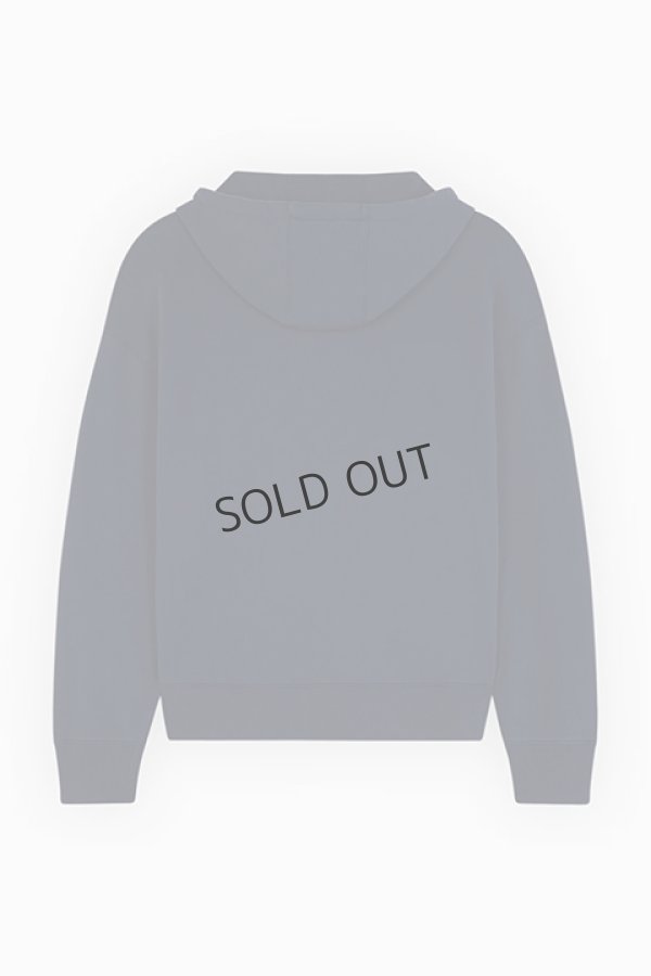 画像2: MAISON KITSUNE メゾンキツネ ボールド フォックスヘッド パッチ オーバーサイズ フーディ{-BDA} (2)