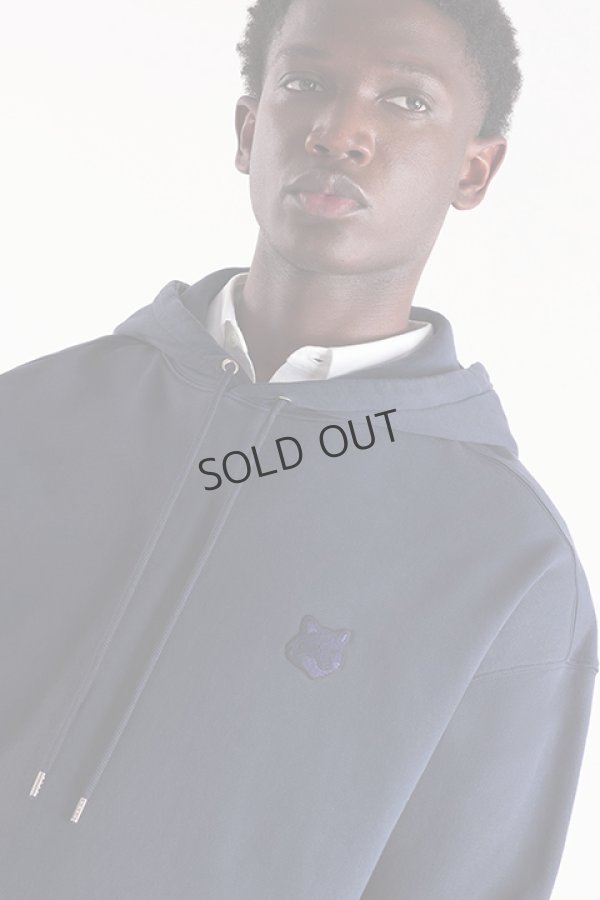 画像5: MAISON KITSUNE メゾンキツネ ボールド フォックスヘッド パッチ オーバーサイズ フーディ{-BDA} (5)