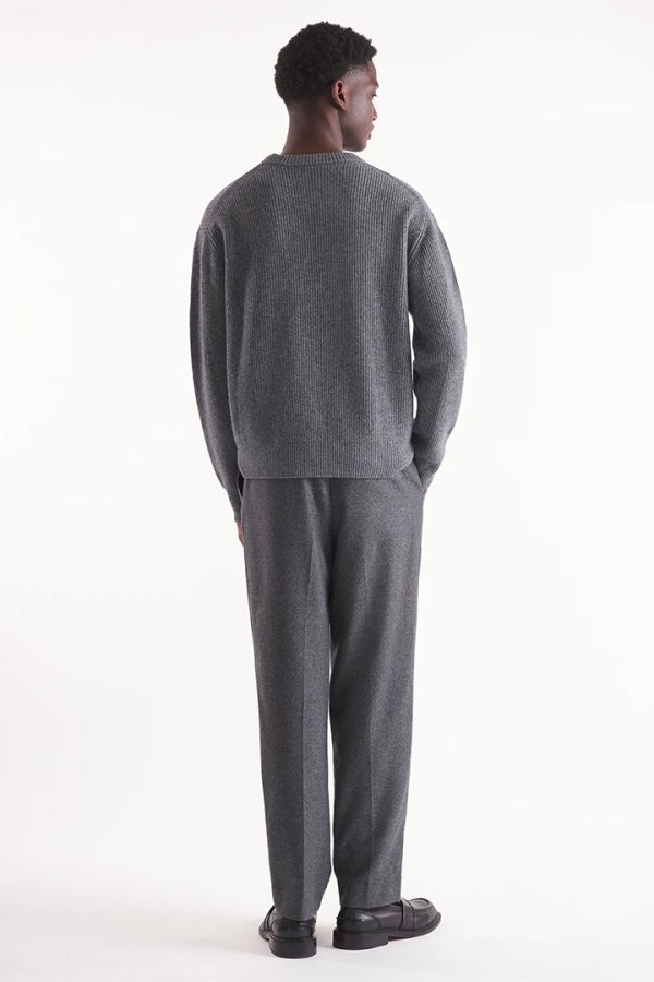 画像6: 【 30%OFF セール55,000円→38,500円】 MAISON KITSUNE メゾンキツネ ボールド フォックスヘッド パッチ コンフォート リブ ジャンパー{-BDA} (6)