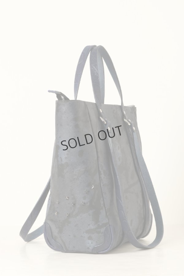 画像4: {SOLD}LMA（Leave Me Alone） トートバッグ　blue(ノーマルZIP）{-BAA} (4)