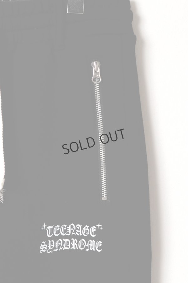 画像3: {SOLD}AUI NITE アウィナイト Logo sweat flare pants{-BEA} (3)