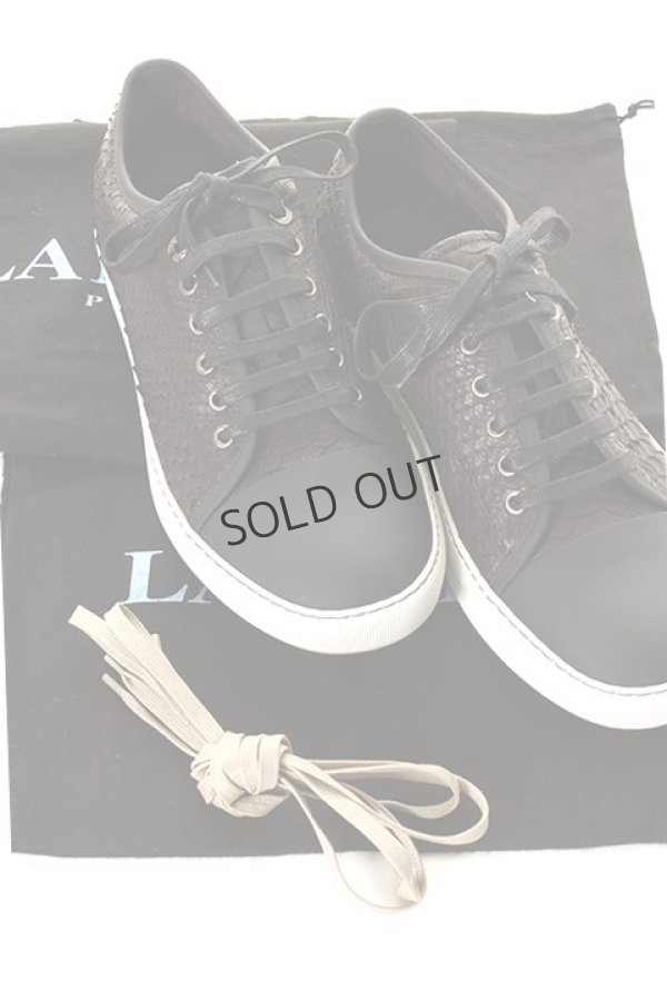 画像4: {SOLD}LANVIN ランバン パイソンスニーカー{-AES} (4)