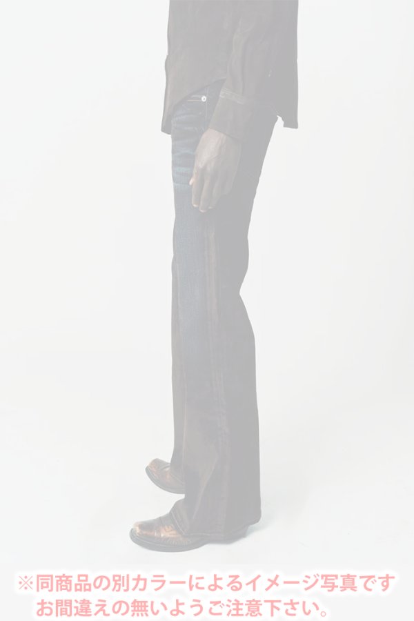 画像6:  {SOLD} Cout De La Liberte コート デ ラ リベルテ Jimmy-Stretch Suede Denim Flare{-BDA} (6)