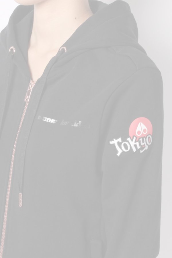 画像3:   MOOSE KNUCKLES ムースナックルズ ZIP UP HOODIE JAPAN LIMITED{20I-M30LS613ET-BLK-BAS} (3)