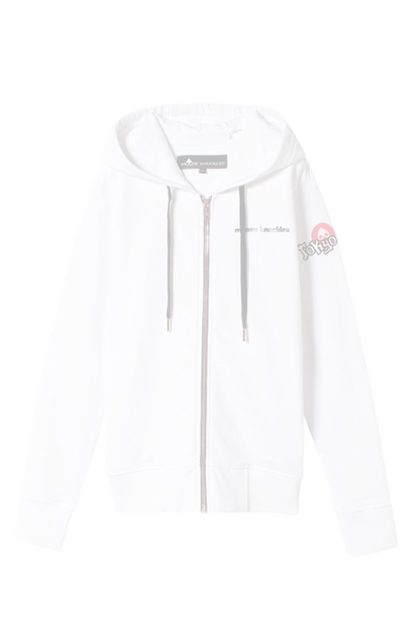 画像1:   MOOSE KNUCKLES ムースナックルズ ZIP UP HOODIE JAPAN LIMITED{20I-M30LS613ET-WHT-BAS} (1)