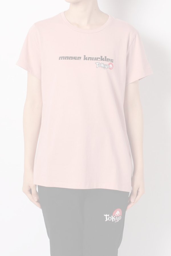 画像2:   MOOSE KNUCKLES ムースナックルズ T SHIRT JAPAN LIMITED{20I-M30LT707ET-PNK-BAS} (2)