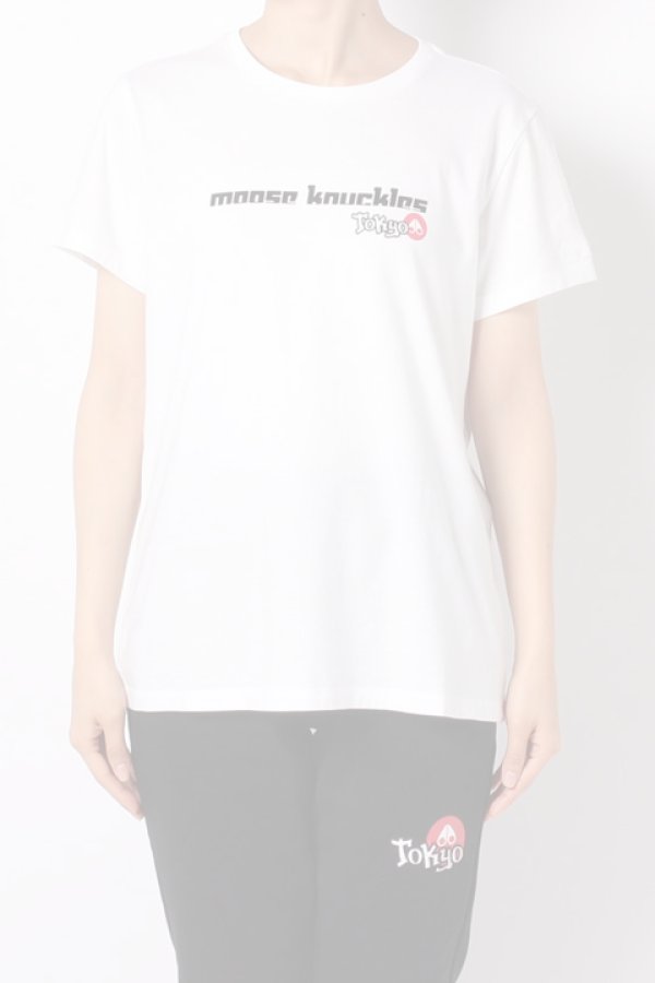 画像2:   MOOSE KNUCKLES ムースナックルズ T SHIRT JAPAN LIMITED{20I-M30LT707ET-WHT-BAS} (2)