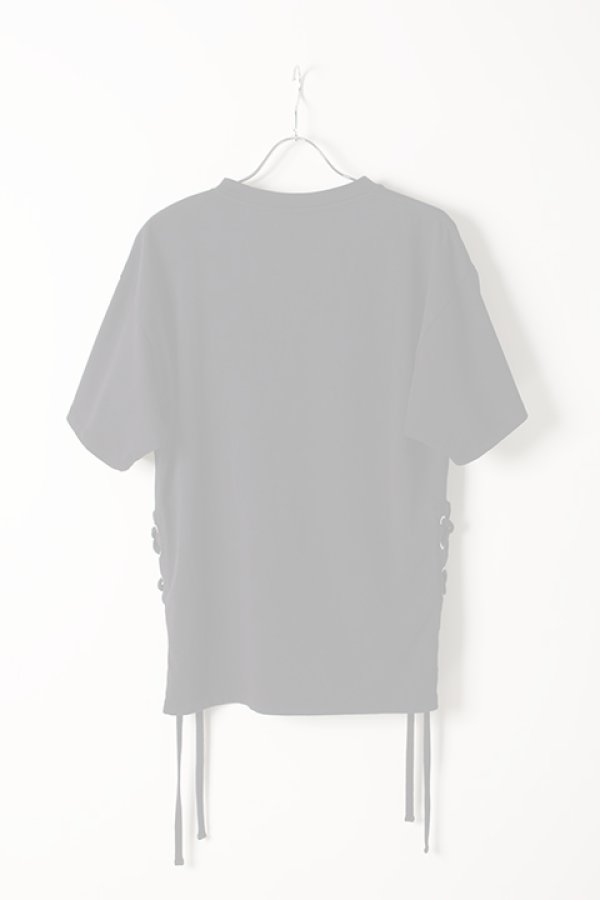 画像2:   Faith Connexion フェイスコネクション LACED TEESHIRT{-AIS} (2)