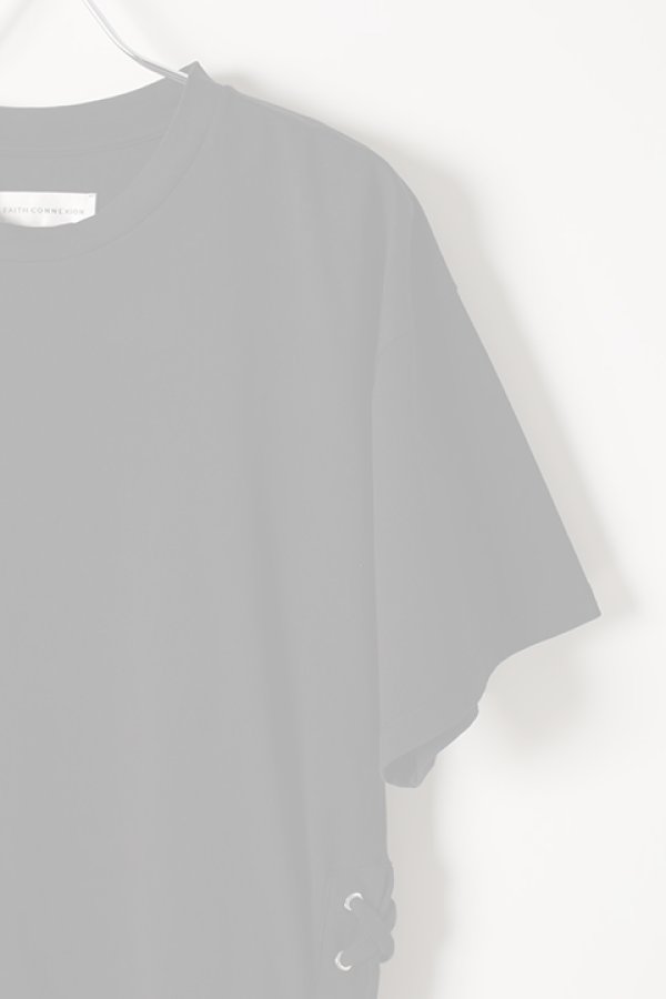 画像4:   Faith Connexion フェイスコネクション LACED TEESHIRT{-AIS} (4)