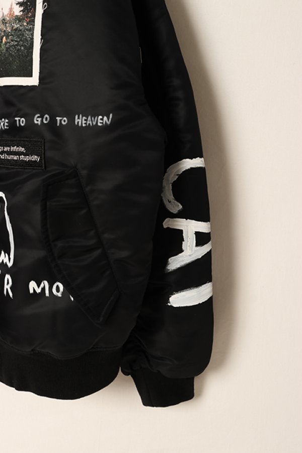 画像3: guernika ゲルニカ MA-1 SNAKE AND SKULL{-BDA}{E-} (3)