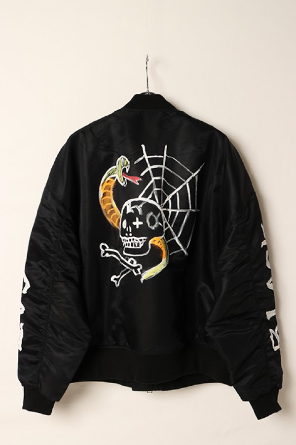 画像5: guernika ゲルニカ MA-1 SNAKE AND SKULL{-BDA}{E-} (5)