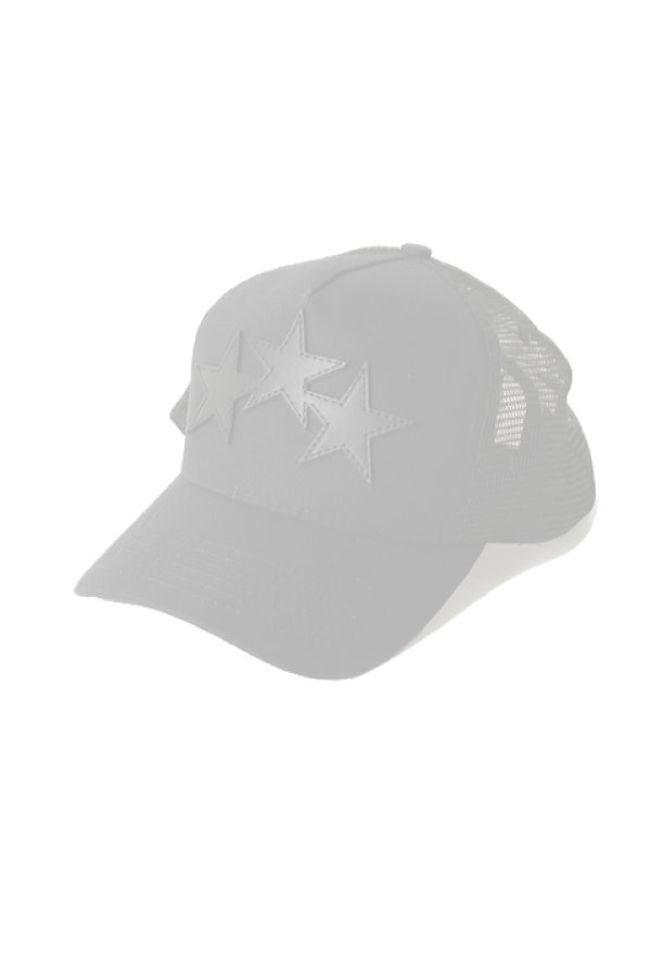 画像1:  {SOLD} AMIRI アミリ 3 STAR TRUCKER HAT {-BAS}  :MAH002-BLK-F  (1)