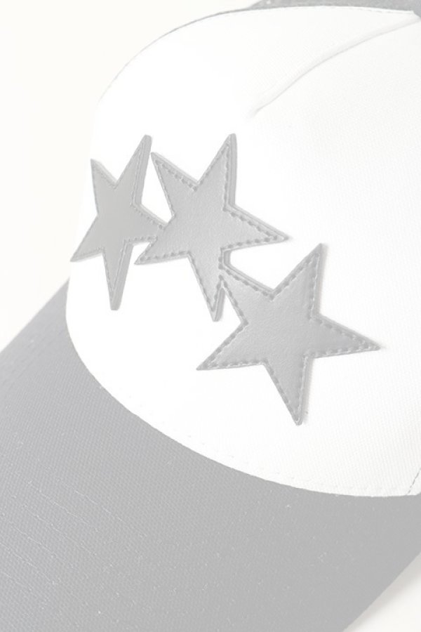画像2:  {SOLD} AMIRI アミリ 3STAR COLOR BLOCK TRUCKER {-BAS}  :MAH003-BKWH-F  (2)
