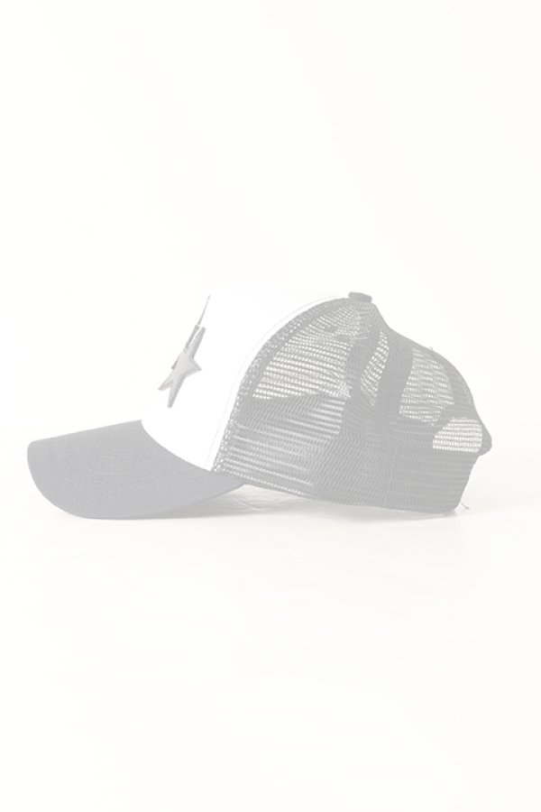 画像3:  {SOLD} AMIRI アミリ 3STAR COLOR BLOCK TRUCKER {-BAS}  :MAH003-BKWH-F  (3)
