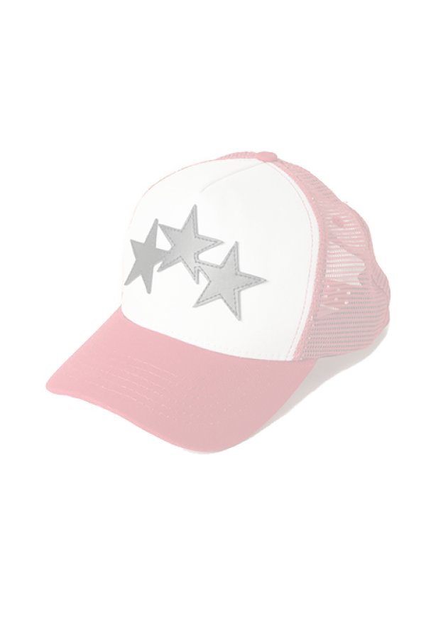 画像1:  {SOLD} AMIRI アミリ 3STAR COLOR BLOCK TRUCKER {-BAS}  :MAH003-RED-F  (1)