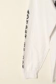 画像4: SLAVE OF MAYO スレイブオブメイヨー DOUBLE NAME LIMITED ITEM Maria Tee L/S{MARIA-L/S-WHT/クリスタル-BBA} (4)