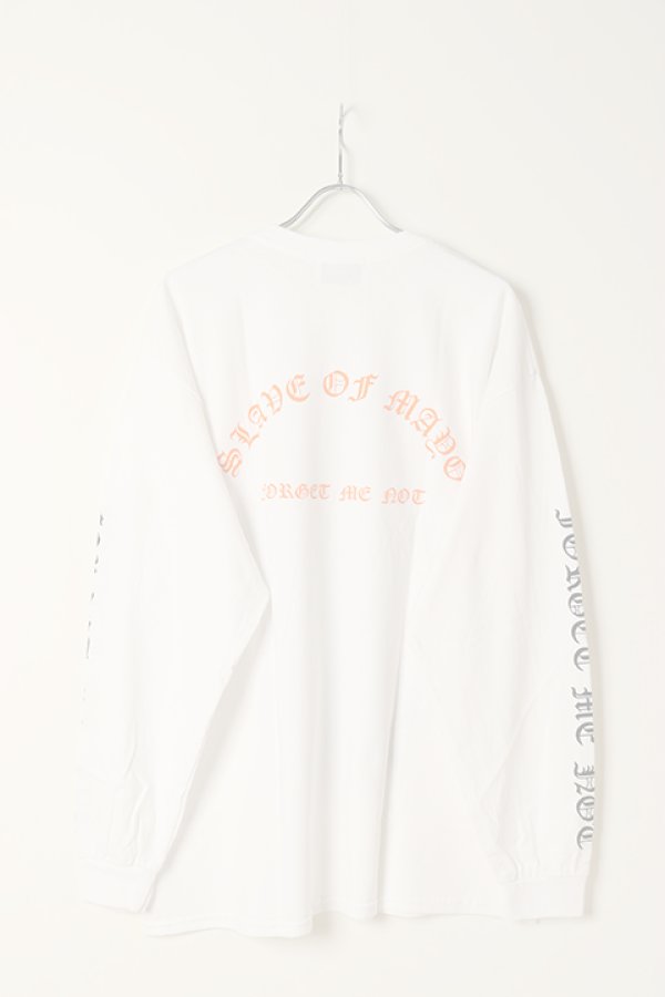 画像5:   SLAVE OF MAYO スレイブオブメイヨー DOUBLE NAME LIMITED ITEM Maria Tee L/S{MARIA-L/S-WHT/クリスタル-BBA} (5)
